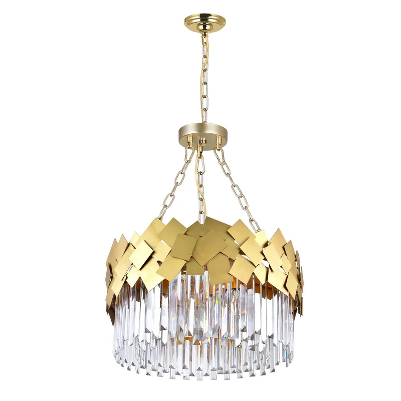 Panache 6 Light Medallion Gold Chandelier — Modern Lights LED Pendant Lights 60.0W 