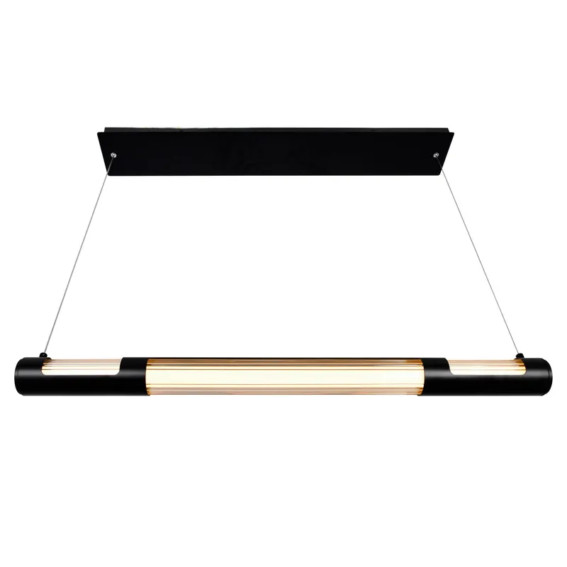 Neva 36in Black Chandelier Integrated LED — Modern Lights LED Pendant Lights 18.0W 