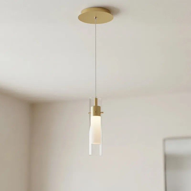 Olinda 5in Gold Mini Pendant Integrated LED — Modern Lights LED Pendant Lights 2.0W 