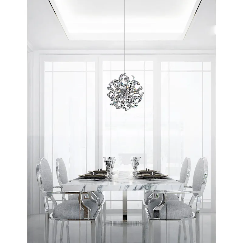 Swivel 18 Light Chrome Chandelier — Modern Lights LED Pendant Lights 40.0W 