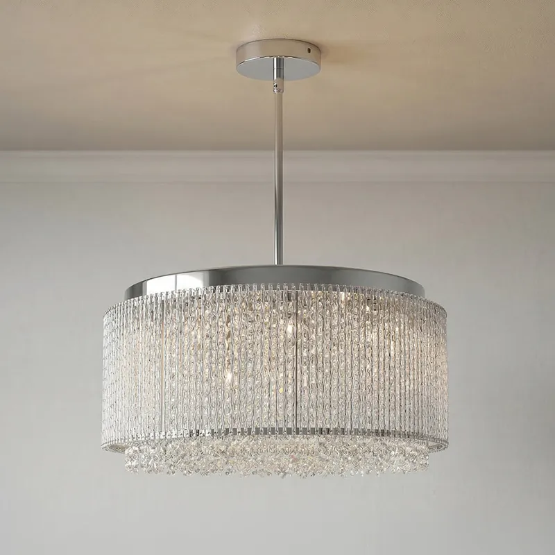 Claire 12 Light Chrome Chandelier — Modern Lights LED Pendant Lights 40.0W 
