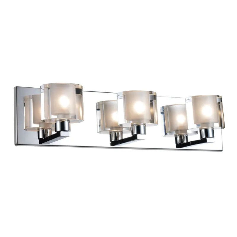 Tina 3 Light Chrome Vanity Light — Modern Lights LED Wall Lights 40.0W 
