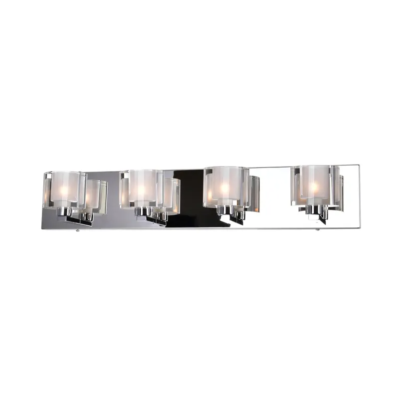 Tina 4 Light Chrome Vanity Light — Modern Lights LED Wall Lights 40.0W 
