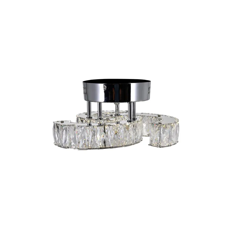 Vienna Integrated LED Chrome Flush Mount — Modern Lights LED Ceiling Lights 12.0W 