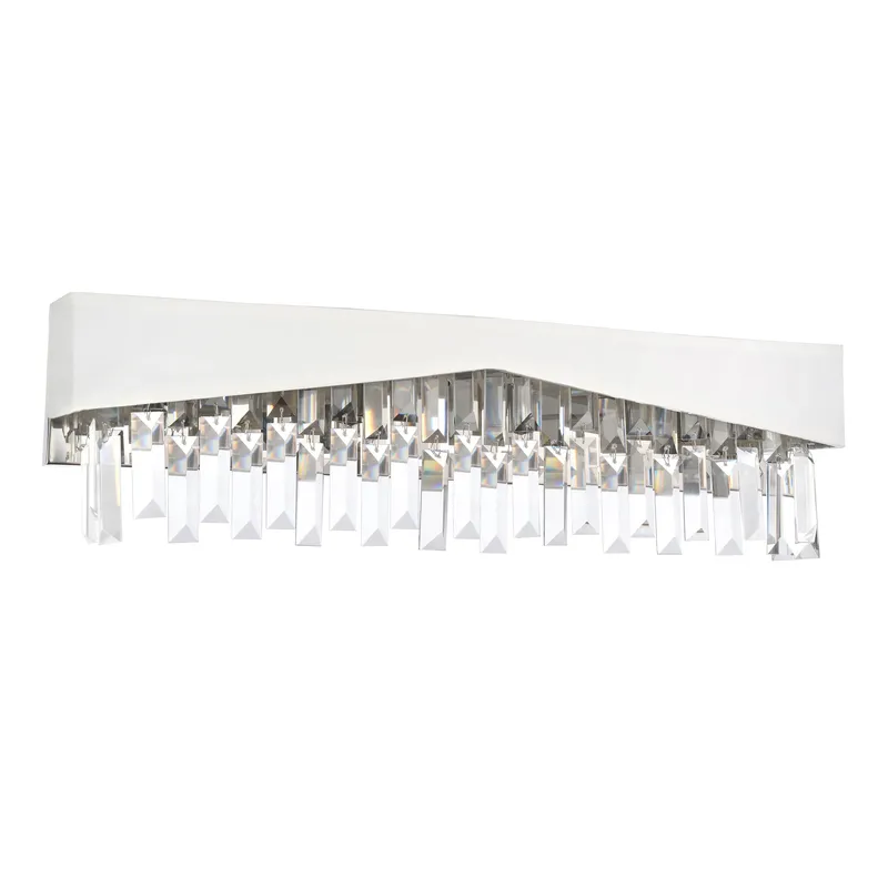 Havely 4 Light Chrome Vanity Light — Modern Lights LED Wall Lights 40.0W 