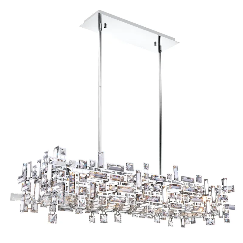 Arley 12 Light Chrome Chandelier — Modern Lights LED Pendant Lights 40.0W 