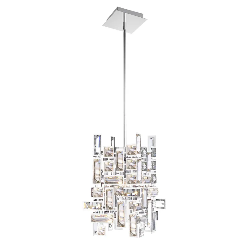 Arley 1 Light Chrome Mini Pendant — Modern Lights LED Pendant Lights 40.0W 