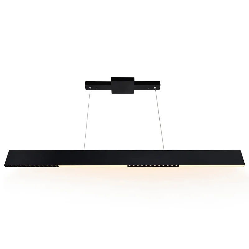 Bellagio 42 Inch Integrated LED Black Chandelier — Modern Lights LED Linear Lights 25.0W 