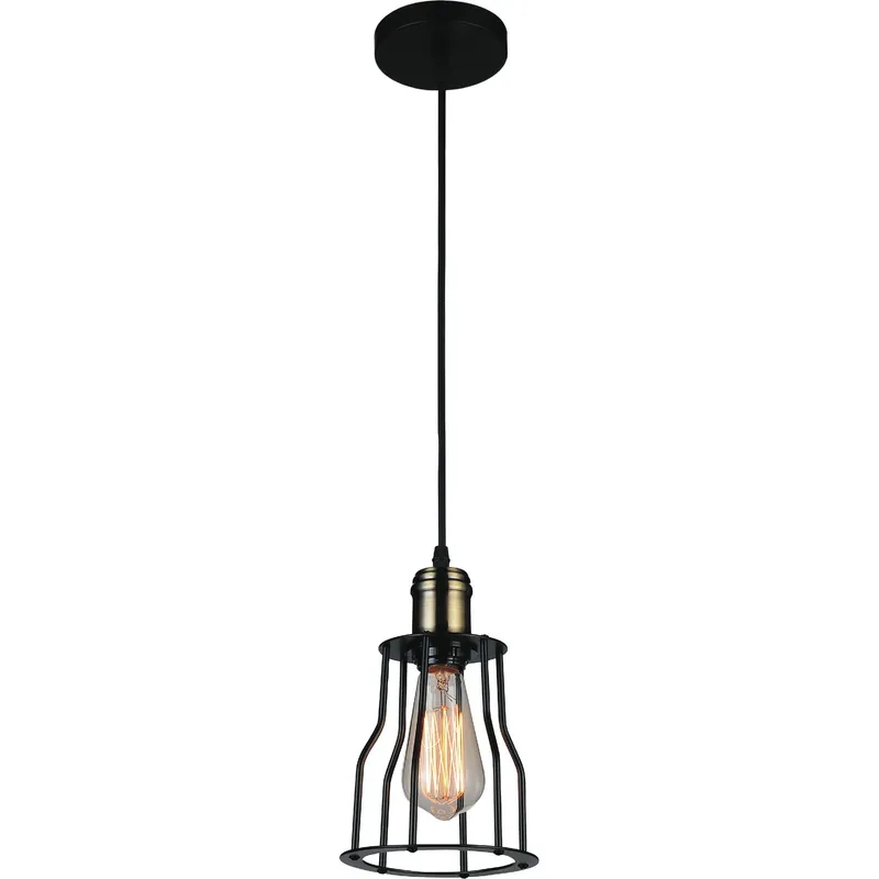 Graham 1 Light Black Mini Pendant Light — Modern Lights LED Pendant Lights 60.0W 