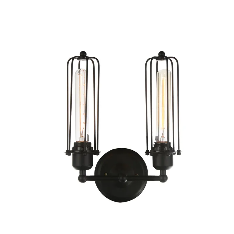 Benji 2 Light Black Wall Sconce — Modern Lights LED Wall Lights 60.0W 
