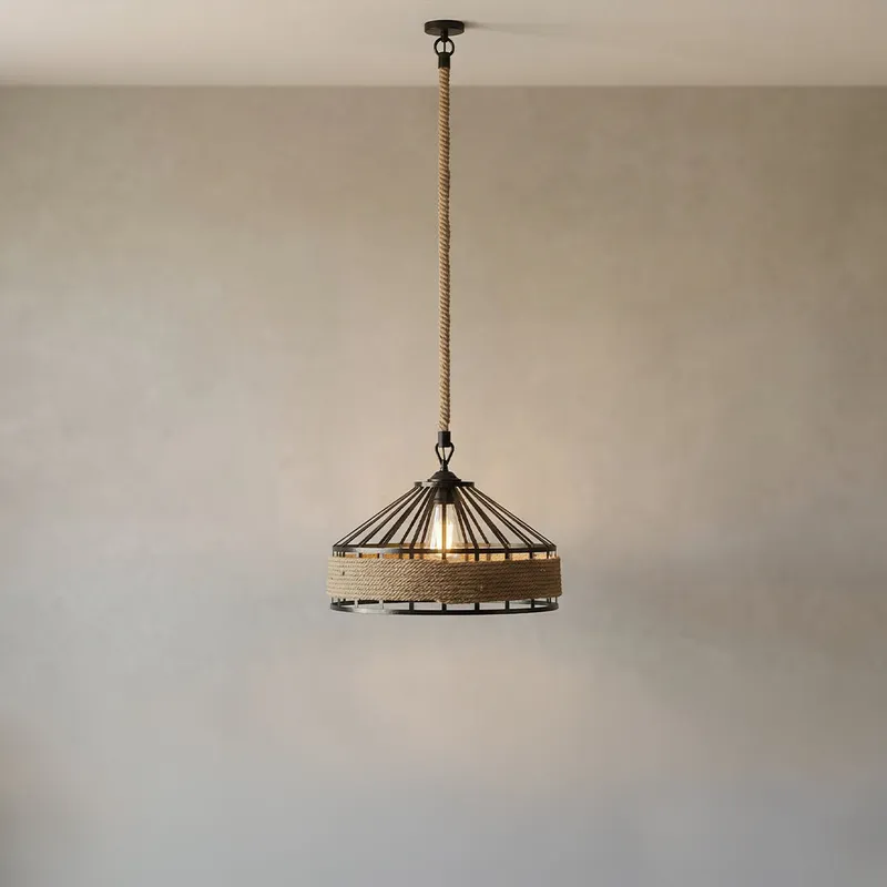 Padma 1 Light Down Black Pendant Light — Modern Lights LED Pendant Lights 60.0W 