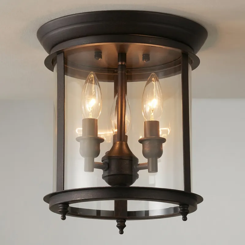 Desire 3 Light Bronze Flush Mount — Modern Lights LED Ceiling Lights 60.0W 