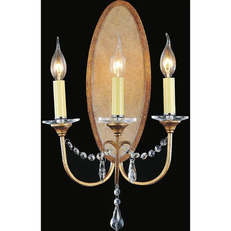 Electra 3 Light Bronze Wall Sconce — Modern Lights LED Wall Lights 60.0W 