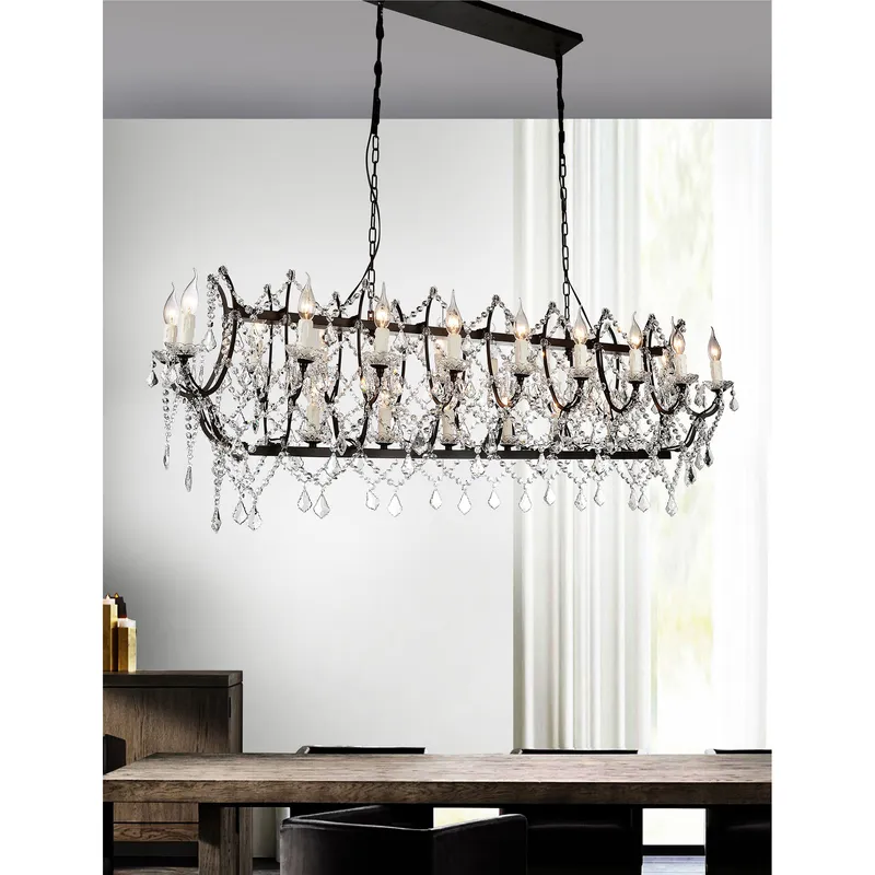 Phraya 21 Light Brown Chandelier — Modern Lights LED Pendant Lights 60.0W 