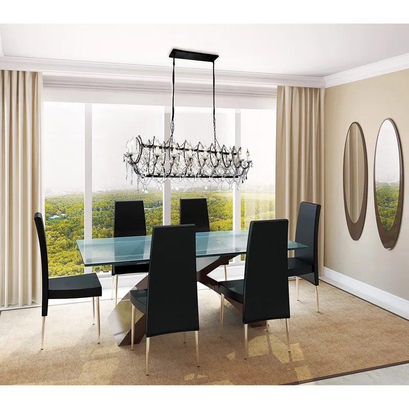 Phraya 24 Light Brown Chandelier — Modern Lights LED Pendant Lights 60.0W 