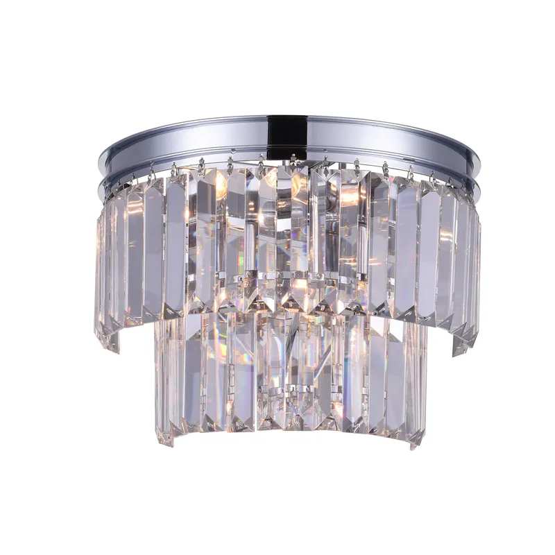 Weiss 4 Light Chrome Wall Sconce — Modern Lights LED Wall Lights 40.0W 