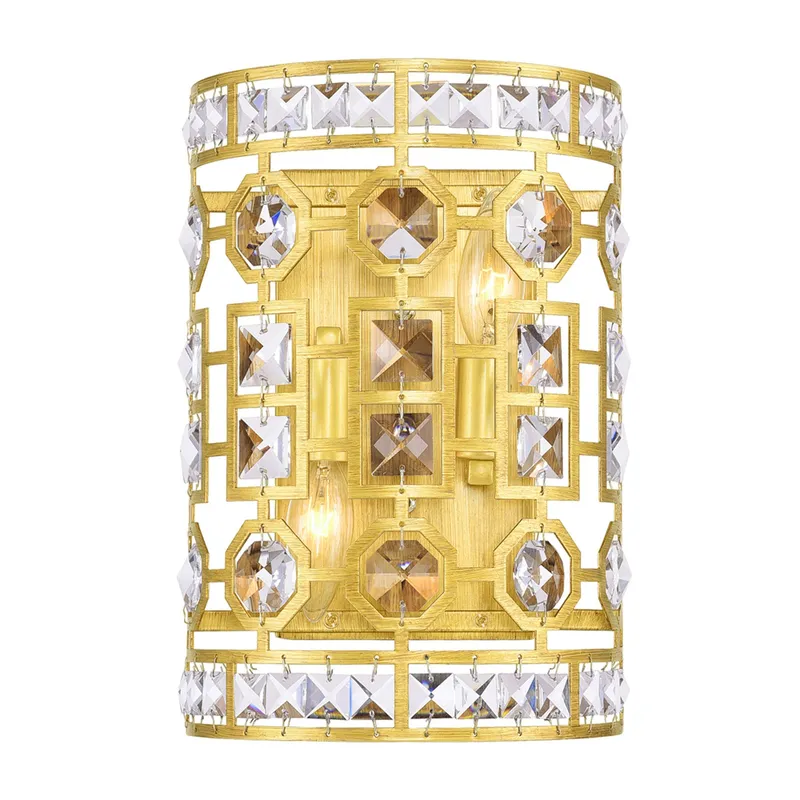 Belinda 2 Light Champagne Wall Sconce — Modern Lights LED Wall Lights 60.0W 