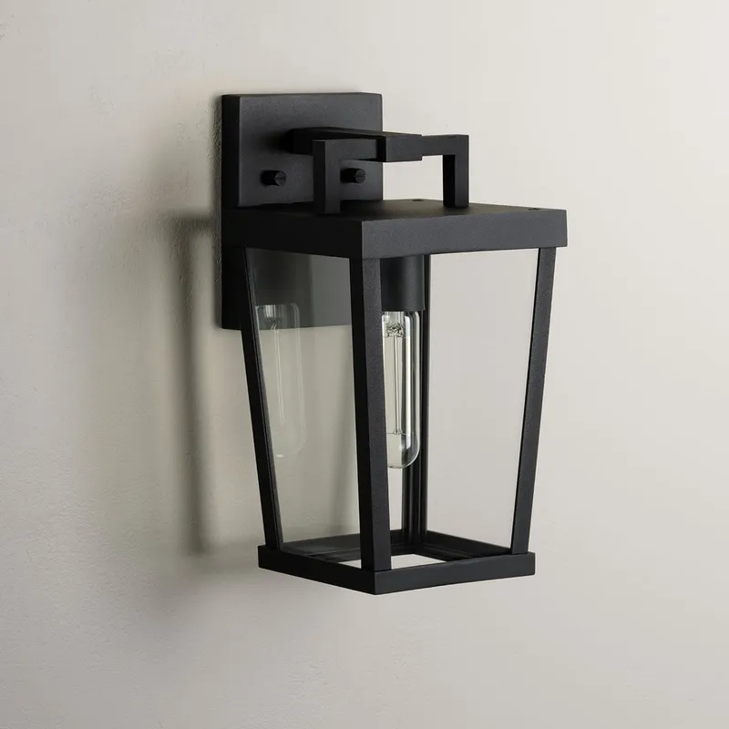 Tryon Collection One-Light Small Black New Traditional Outdoor Wall Lantern — Progress Lighting LED Wall Lights  