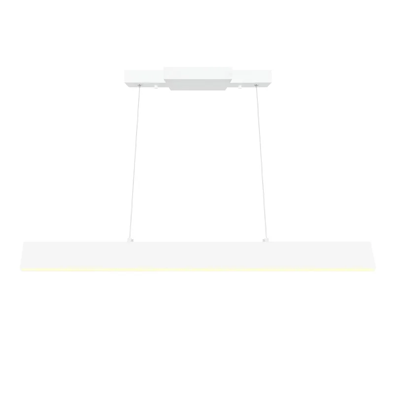 Krista 36in White Chandelier Integrated LED Fixture — Modern Lights LED Linear Lights 20.0W 