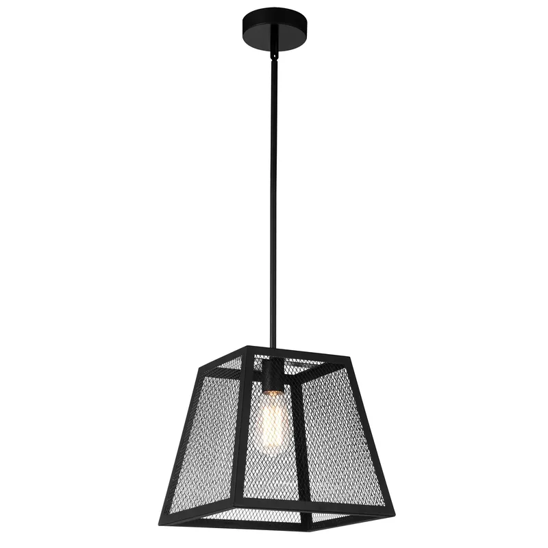 Alyson 1 Light Black Mini Pendant — Modern Lights LED Pendant Lights 60.0W 