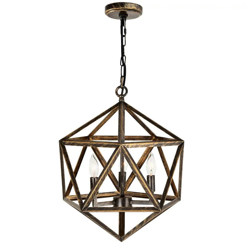 Amazon 3 Light Copper Pendant Light — Modern Lights LED Pendant Lights 60.0W 