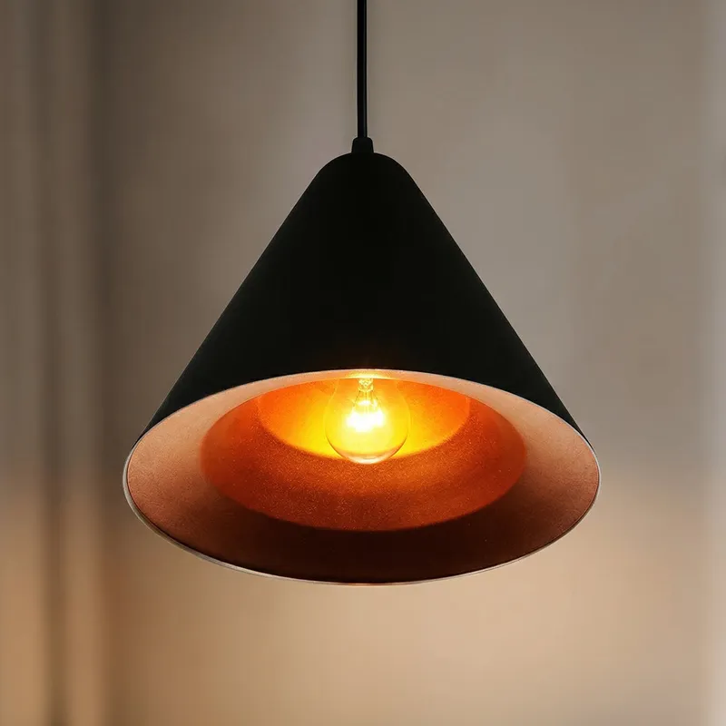 Keila 1 Light Down Gold Pendant Light — Modern Lights LED Pendant Lights 60.0W 