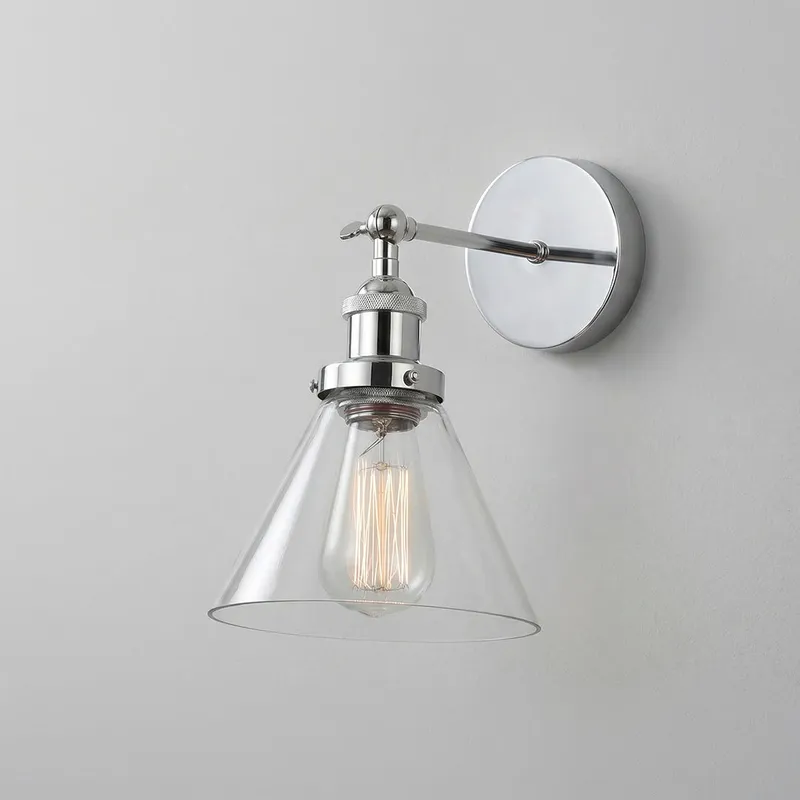 Eustis 1 Light Polished Wall Sconce — Modern Lights LED Wall Lights 60.0W 