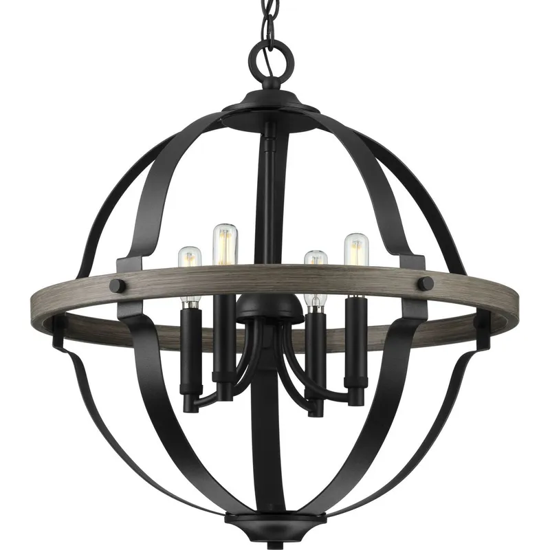 Lockhart Collection Four-Light Hanging Pendant Light — Progress Lighting LED Landscape Lights  