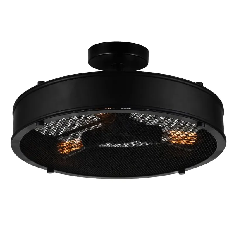 Tigris 3 Light Black Flush Mount — Modern Lights LED Ceiling Lights 60.0W 