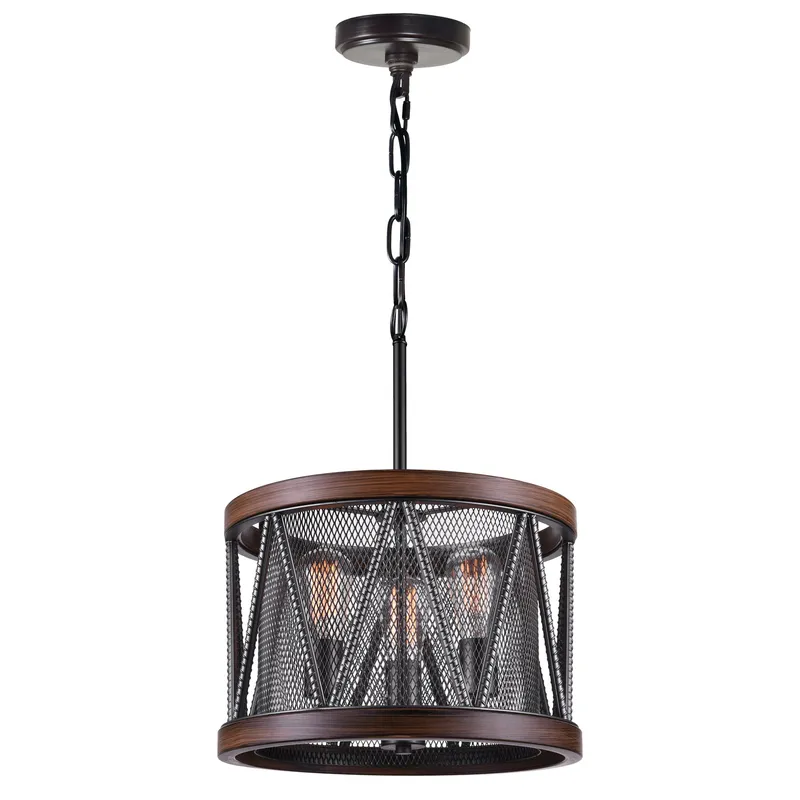 Parsh 3 Light Pewter Chandelier — Modern Lights LED Pendant Lights 60.0W 