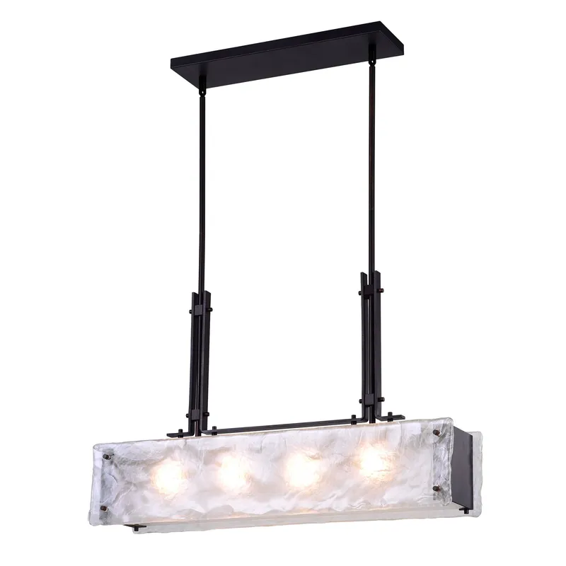 Assunta 4 Light Black Chandelier — Modern Lights LED Pendant Lights 40.0W 
