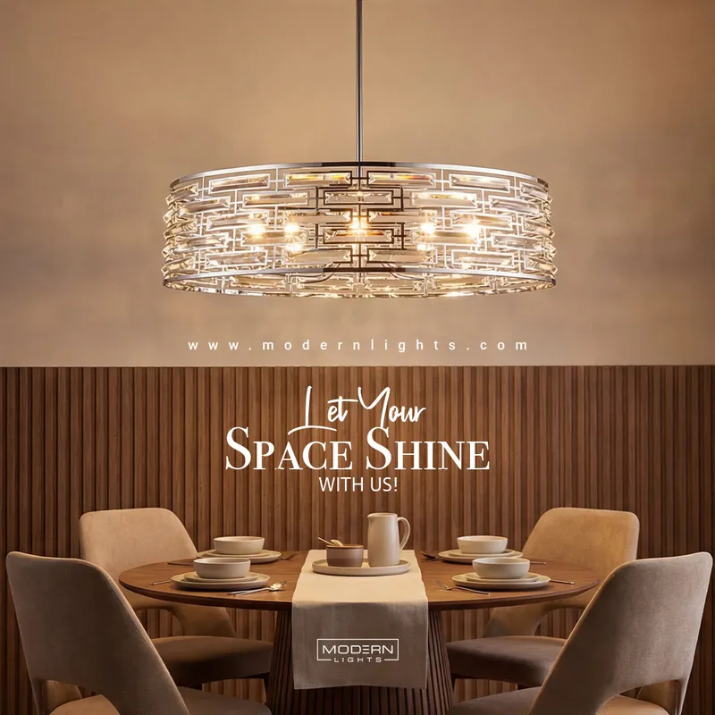 Petia 8 Light Chrome Shade Light Island Chandelier — Modern Lights LED Pendant Lights 60.0W 