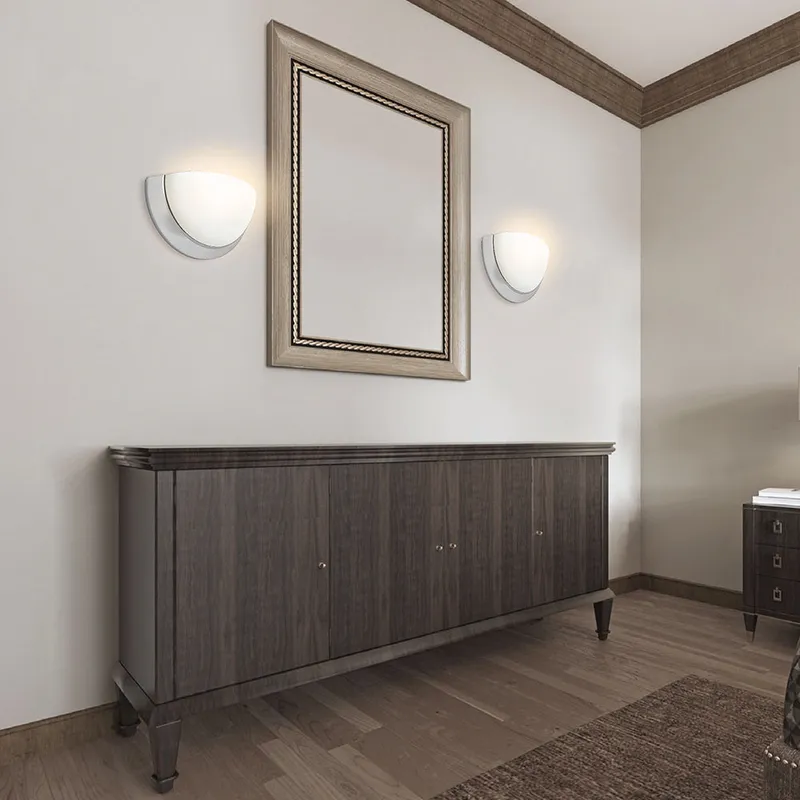 Residential LED 9W Indoor Wall Light with Dimmable A19 Lamp — Modern Lights LED Wall Lights 9.0W 2700K