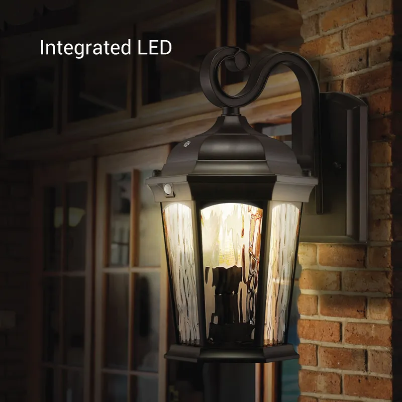 LED Flickering Flame Lantern Decorative Fixture — Modern Lights LED Wall Lights 12.5W 3000K