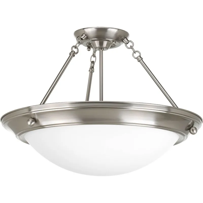 Eclipse Collection Three-Light Close-to-Ceiling — Progress Lighting LED Post Top Lights  