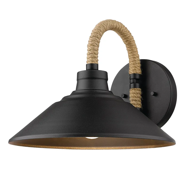 Golden Lighting Journey 1-light Wall Sconce in Natural Black — Golden Lighting LED Wall Lights 1.0W 