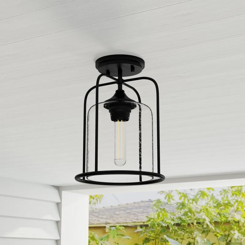 Watch Hill Collection One-Light Semi-Flush Light — Progress Lighting LED Post Top Lights  