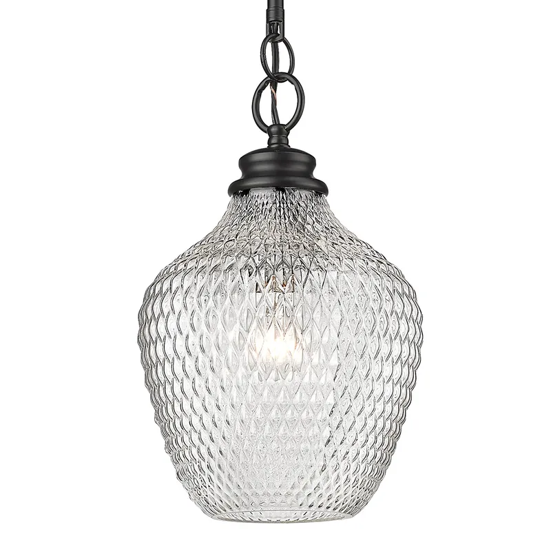 Golden Lighting Adeline 1-light Pendant in Matte Black — Golden Lighting LED Pendant Lights  