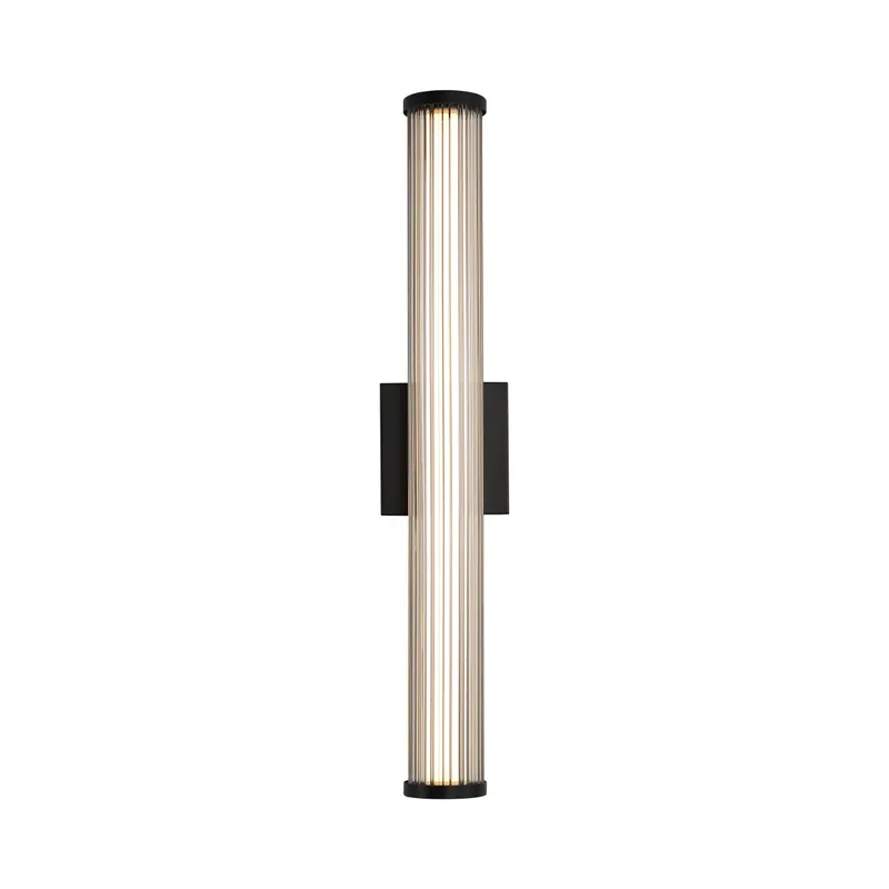 Golden Lighting Rodara Integrated LED 24in Outdoor Wall in Matte Black — Golden Lighting LED Wall Lights  3000K