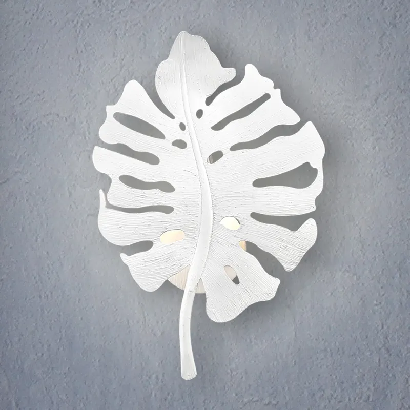 Aruba 1-light Wall Sconce in Textured White Plaster — Golden Lighting LED Wall Lights  