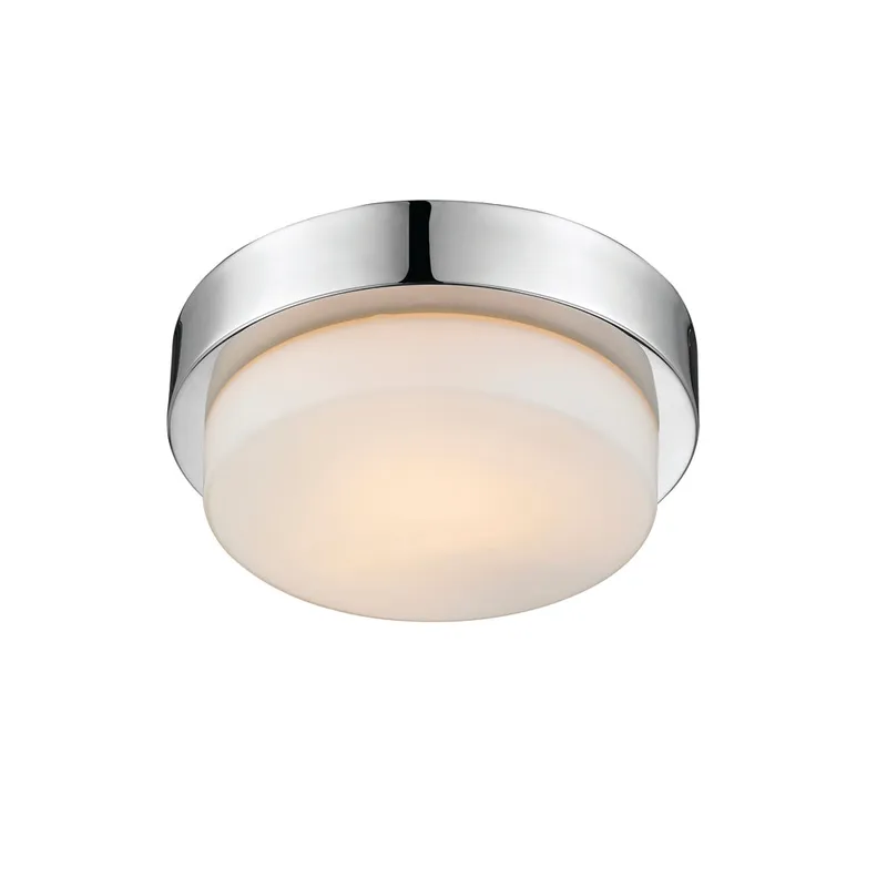 Morgon 1-light Flush Mount in Pewter — Golden Lighting LED Ceiling Lights  