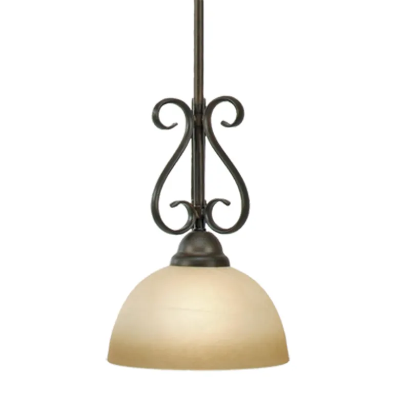Riverton 1-light Pendant in Peppercorn — Golden Lighting LED Pendant Lights  