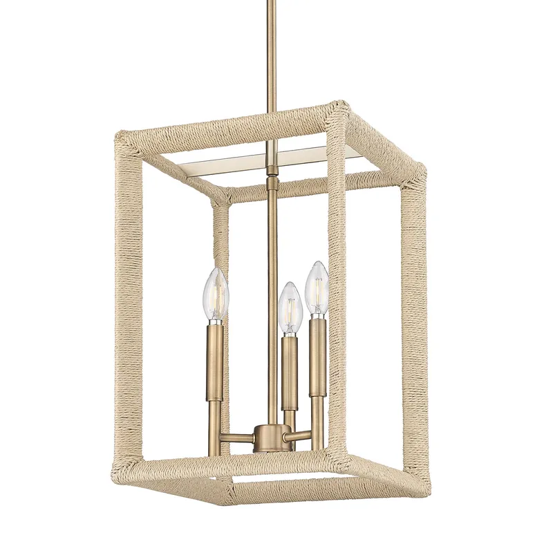Kimber 3-light Pendant in Modern Brass — Golden Lighting LED Pendant Lights  