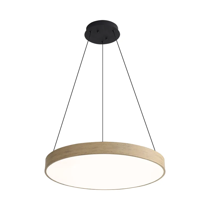 Anello Integrated LED Pendant in Driftwood — Golden Lighting LED Pendant Lights  