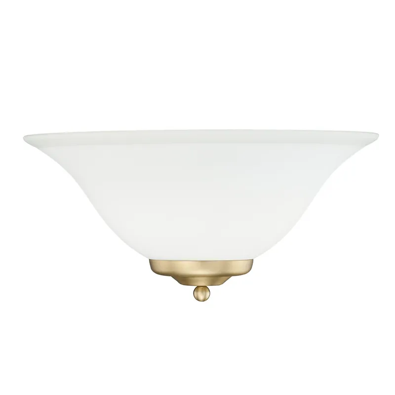 Bella 1-light Wall Sconce in Brushed Champagne Brass — Golden Lighting LED Wall Lights  