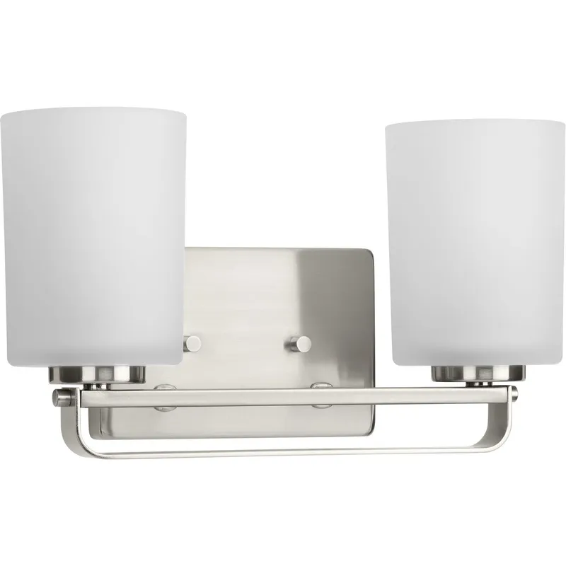 League Collection Two-Light Etched Glass Bath Vanity Light — Progress Lighting LED Wall Lights  