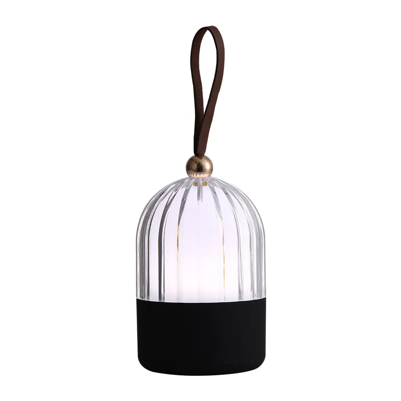 Lunari Cordless Integrated LED Portable Lamp in Matte Black — Golden Lighting LED General Lighting  