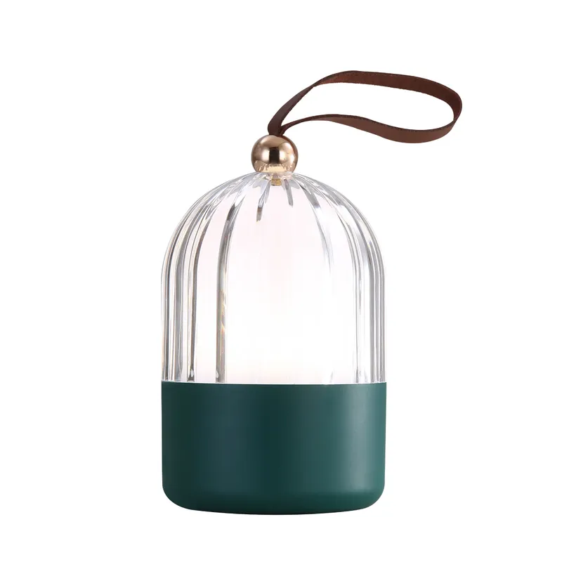 Lunari Cordless Integrated LED Portable Lamp in Matte Green — Golden Lighting LED General Lighting  