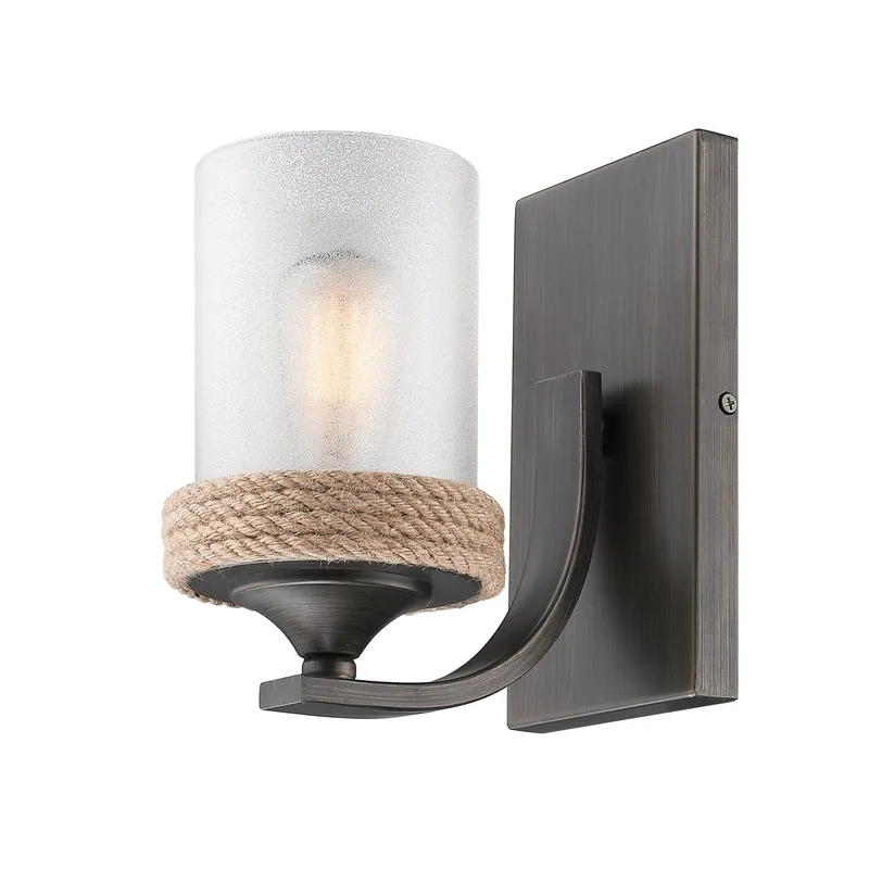 Chatham 1-light Vanity in Gunmetal Bronze — Golden Lighting LED Wall Lights  