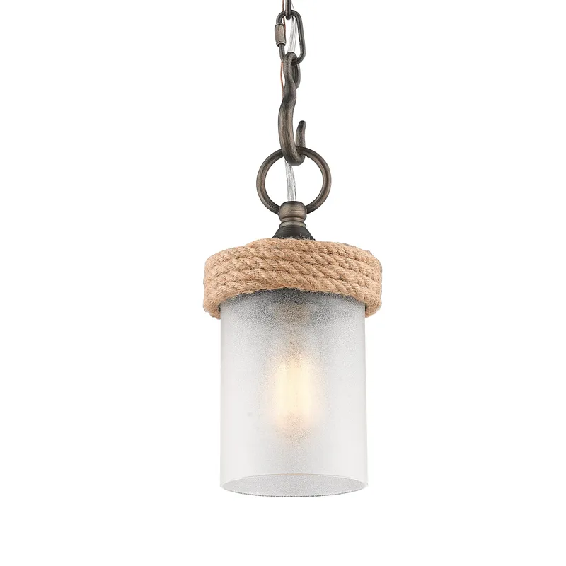 Chatham 1-light Pendant in Gunmetal Bronze — Golden Lighting LED Pendant Lights 100.0W 